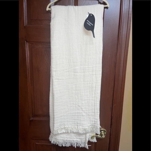 PISCATEXTIL Bedding Piscatextil Throw Blanket Ivoryivory Matelasse